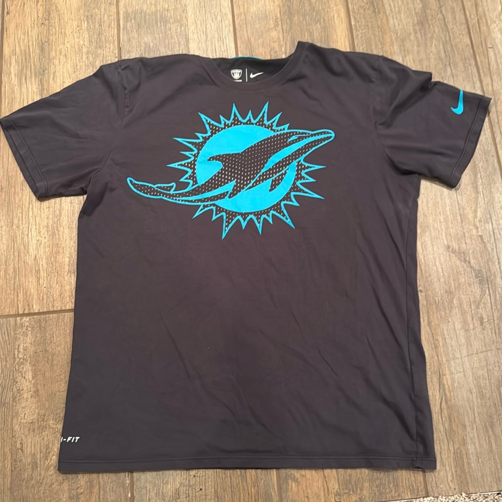 Mens Nike Dolphins Shirt Size L